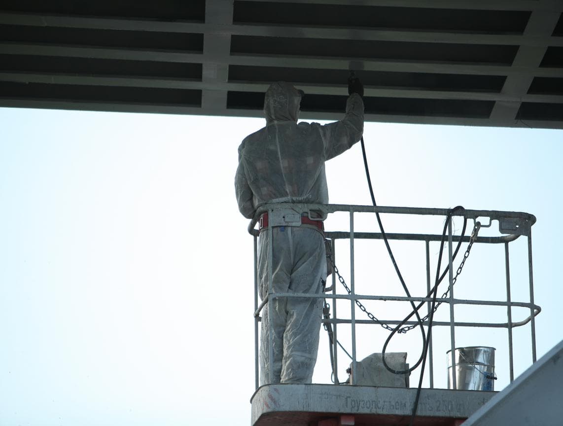Bridge painting by Markley's Precision Company