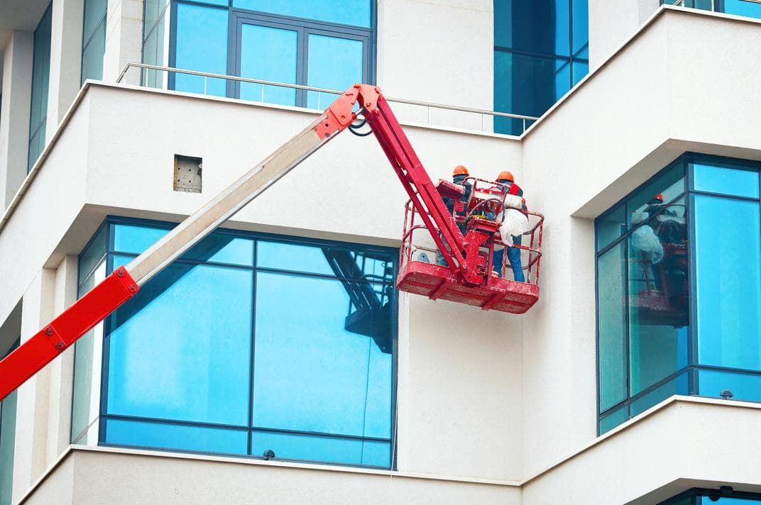 Exterior commercial painting