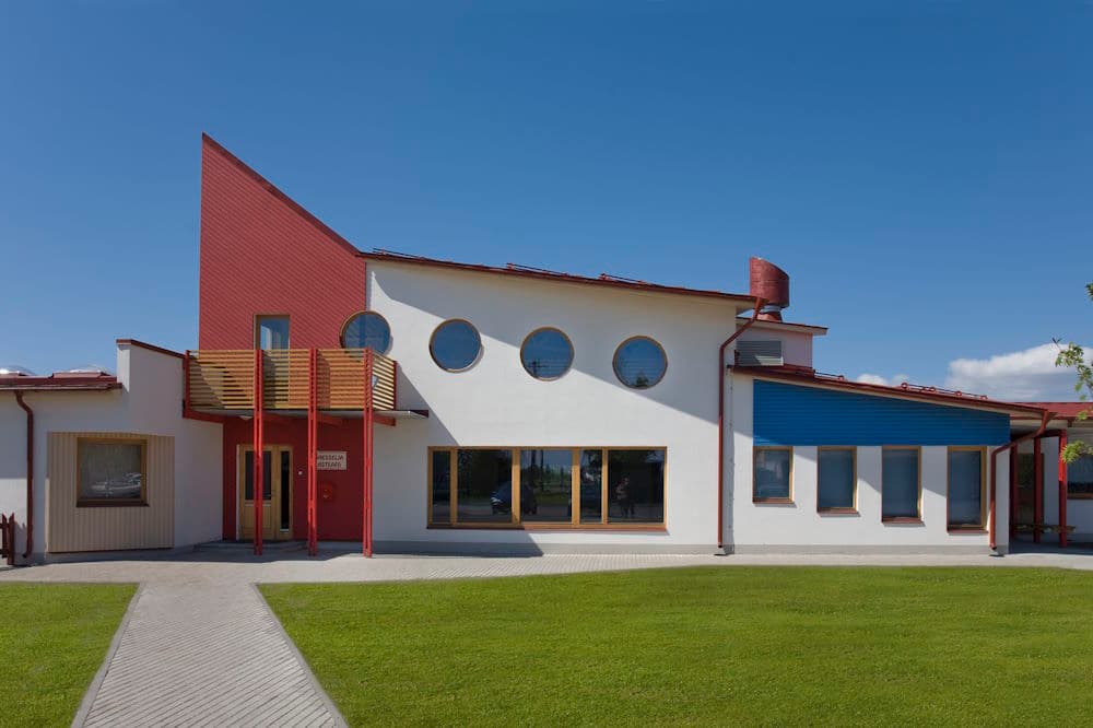 School building painting