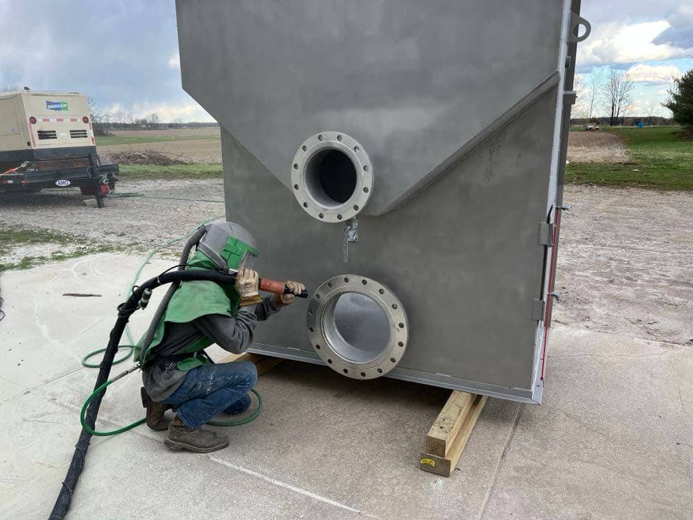 Tank Sandblasting