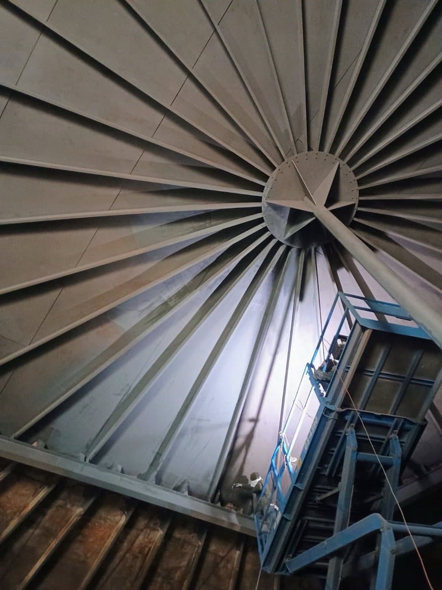 Paonia CO water tank lining project