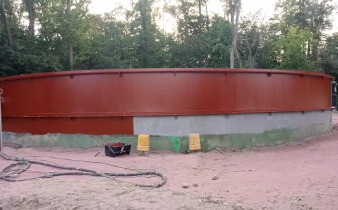 Fishkill painted and lined, NY WWTP